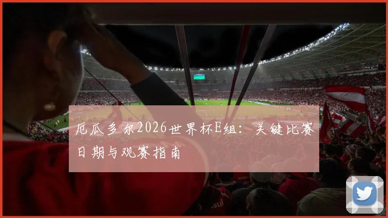 厄瓜多尔2026世界杯E组：关键比赛日期与观赛指南